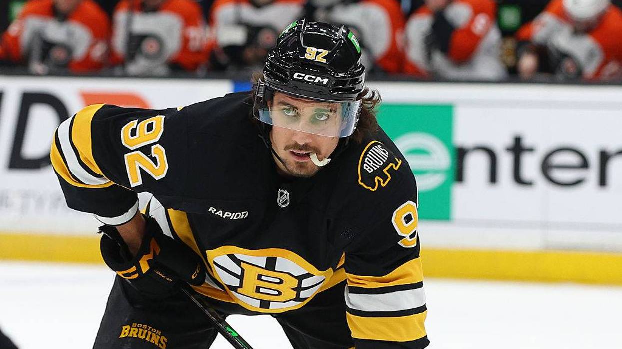 Boston Bruins forward Marat Khusnutdinov