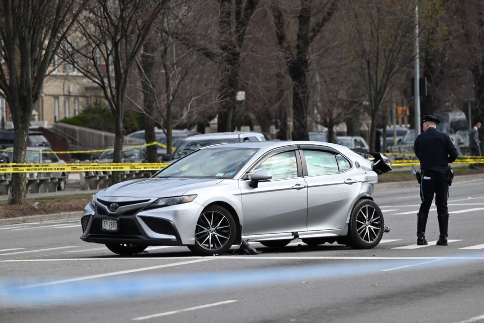Both drivers had minor injuries, as did another adult and three children in a Toyota