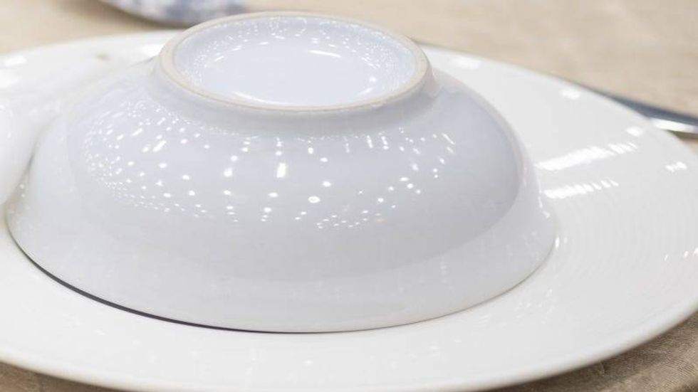 Bowl over plate Getty Images