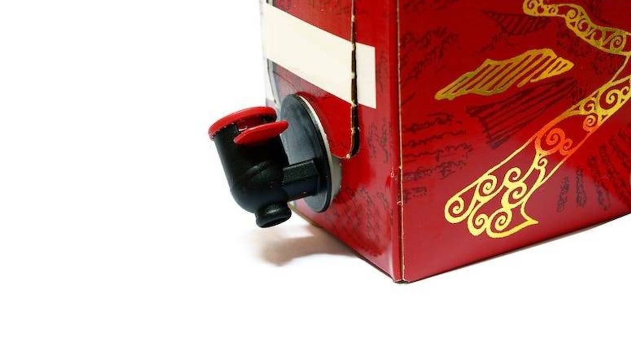 Box Wine, Boxed Wine, Paper Box, Red Wine