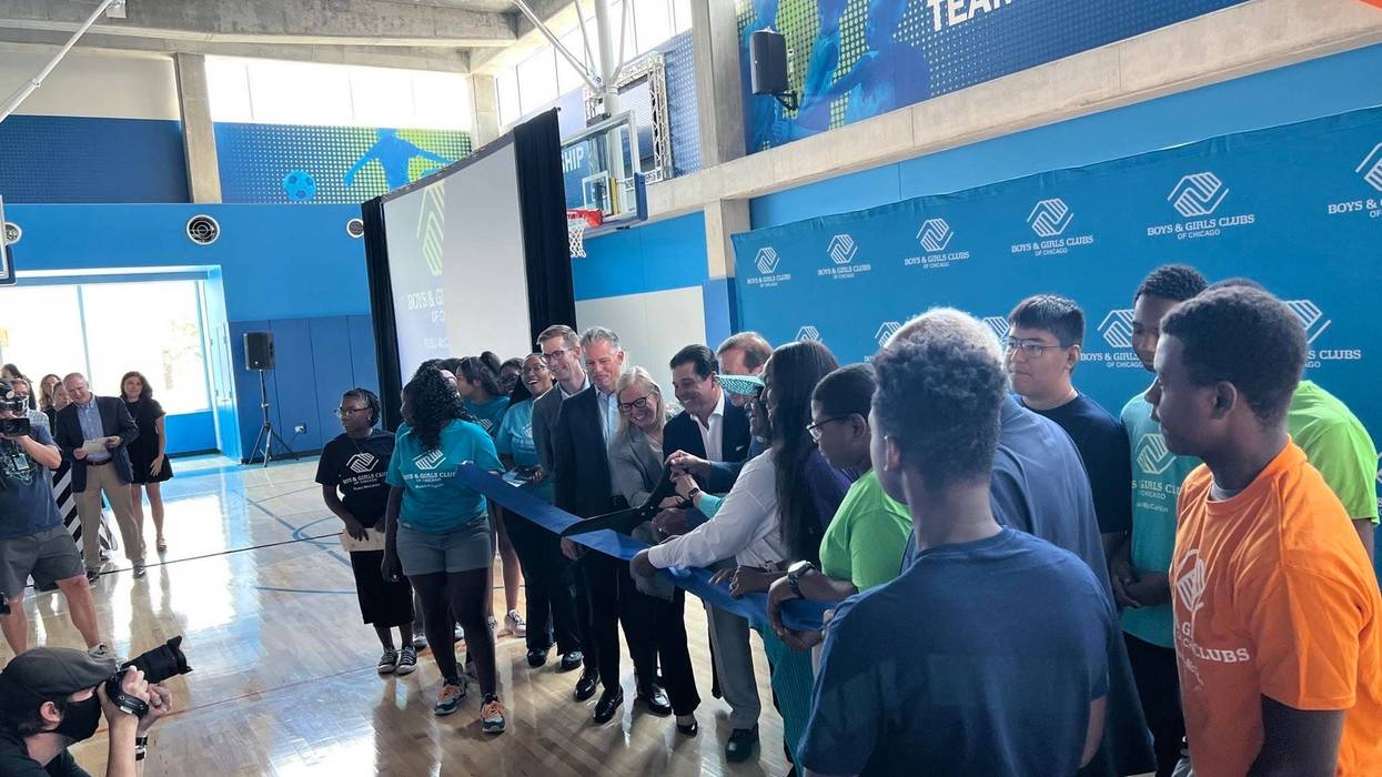 Boys and Girls Club ribbon cutting
