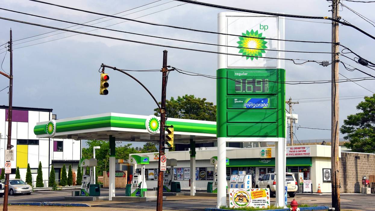 BP gas station in Pittsburgh, USA