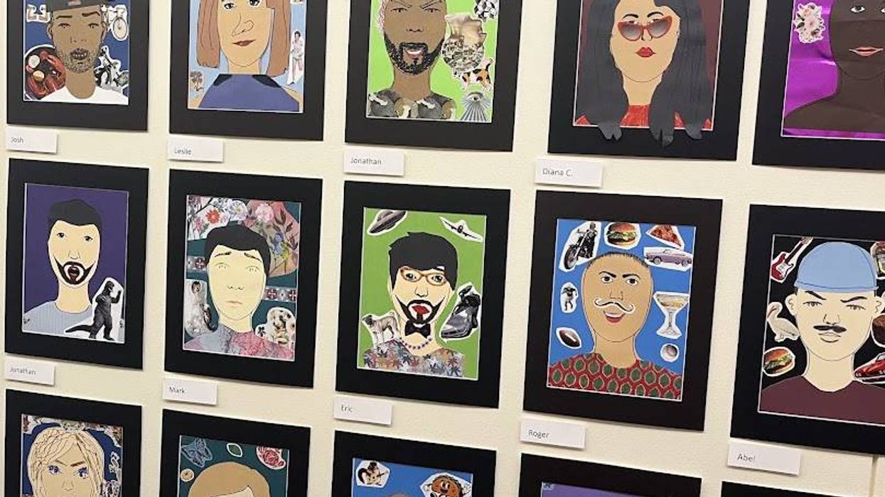 Brain injury survivors craft self-portraits