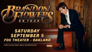 LIVE 105 Presents: Brandon Flowers On Tour