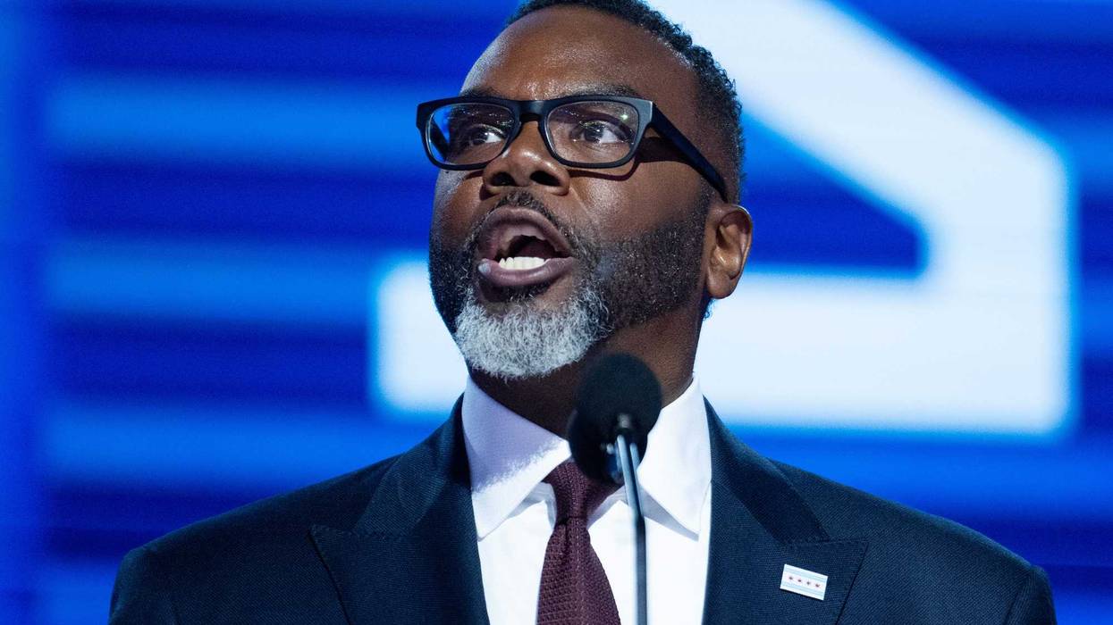 Brandon Johnson speaks