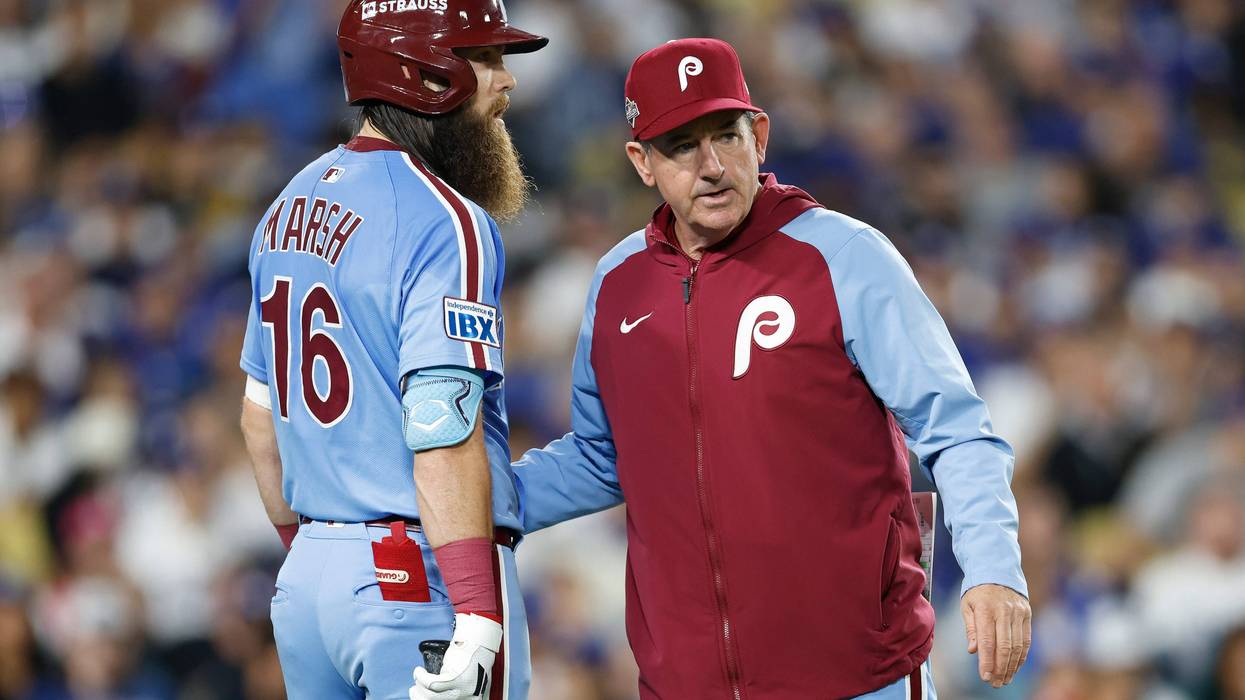 Brandon Marsh and Rob Thomson