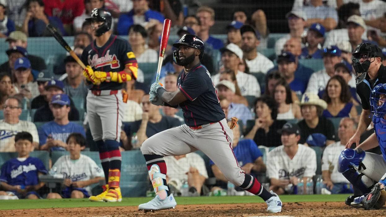 Braves Dodgers Baseball 339