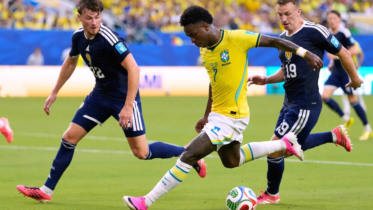 Brazil Scotland WCup Soccer