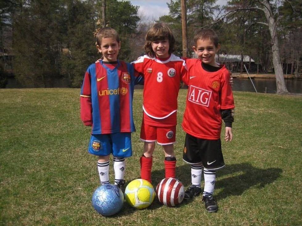 Brenden Aaronson and his childhood friends
