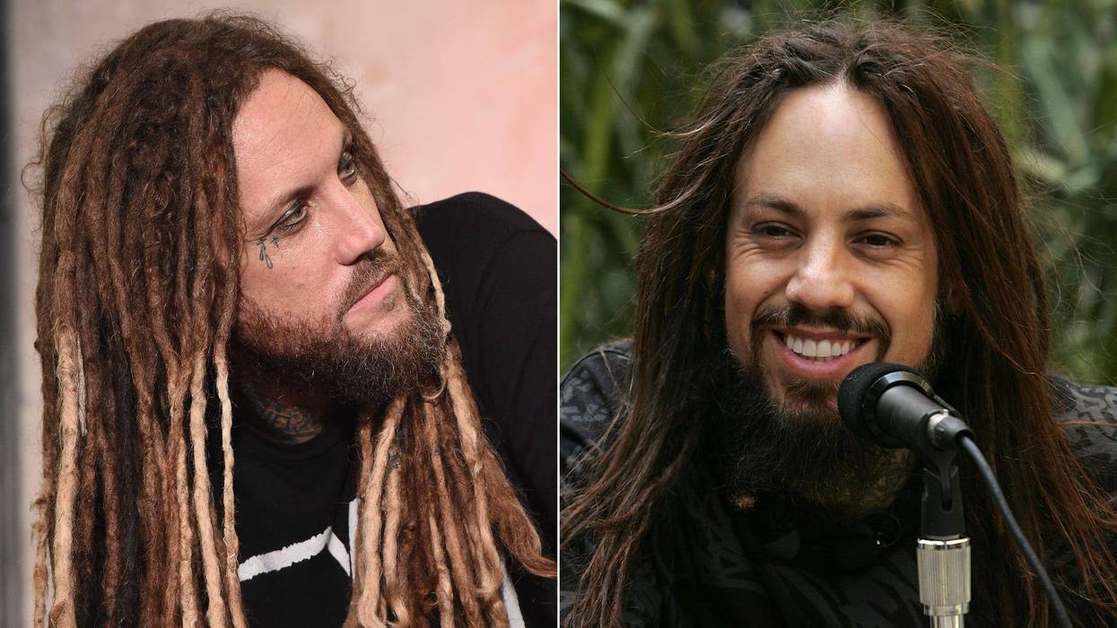 Brian "Head" Welch and Reginald "Fieldy" Arvizu of Korn
