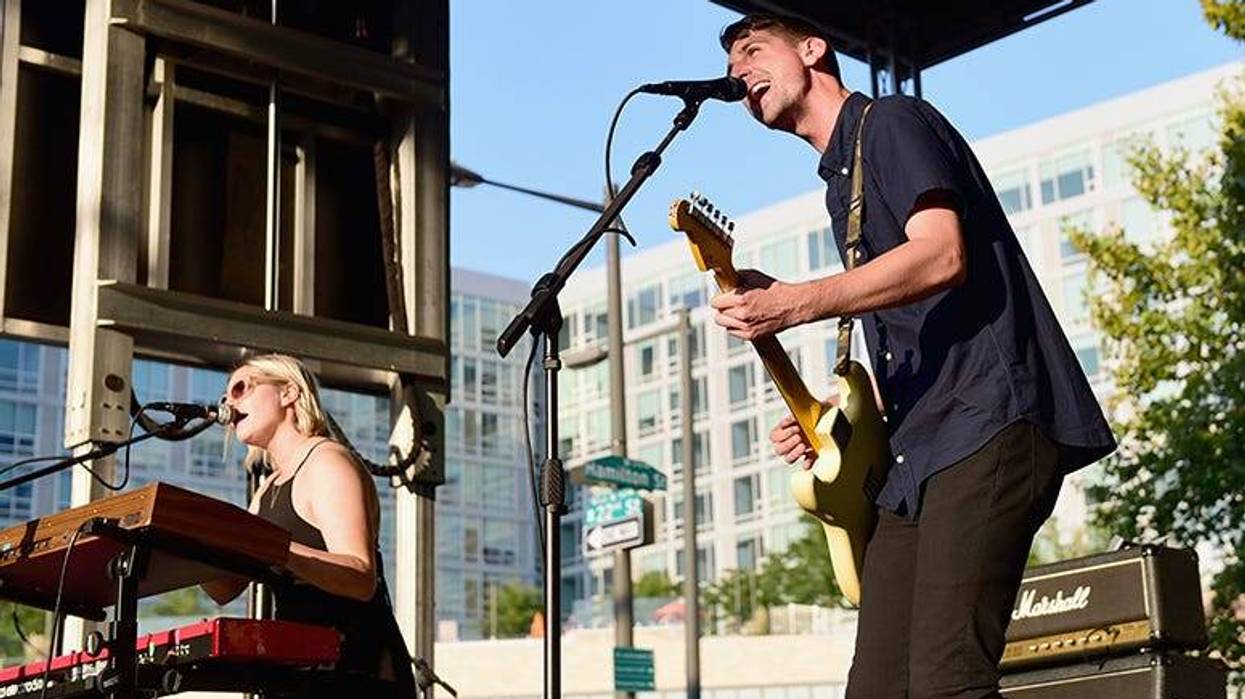 Brianna Collins and Ben Walsh of TIGERS JAW