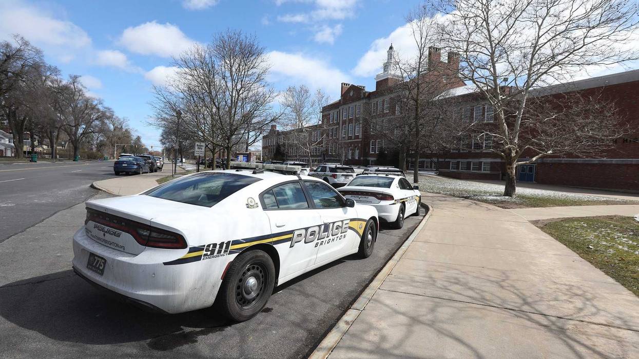 Brighton Police and the New York State Troopers responded to Brighton High School after a NYS Trooper's barrack received notification that there was a threat of an active shooter at the high school.