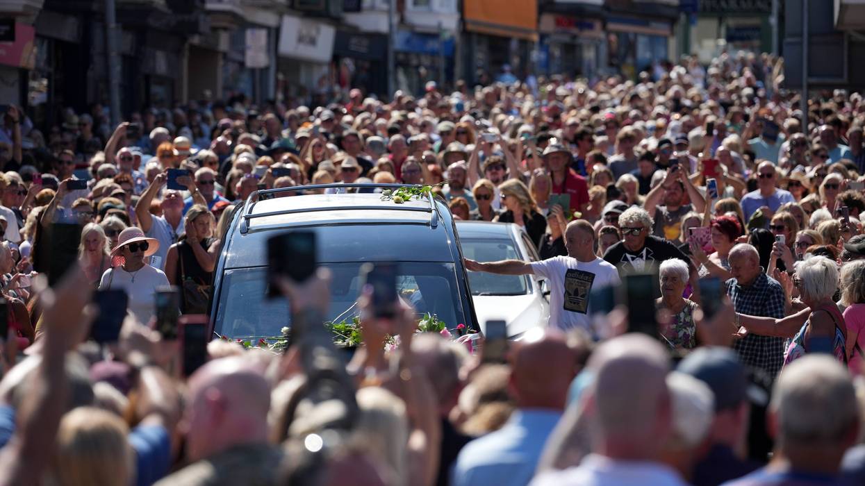 Britain Bonnie Tyler Funeral 6679