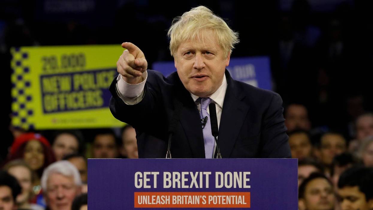 Britain Brexit Anniversary Politics 7886