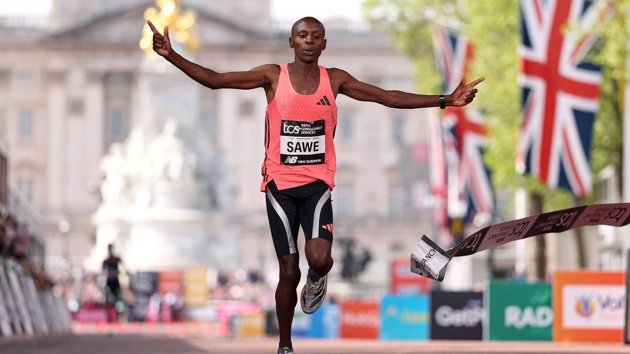 Britain London Marathon 4378