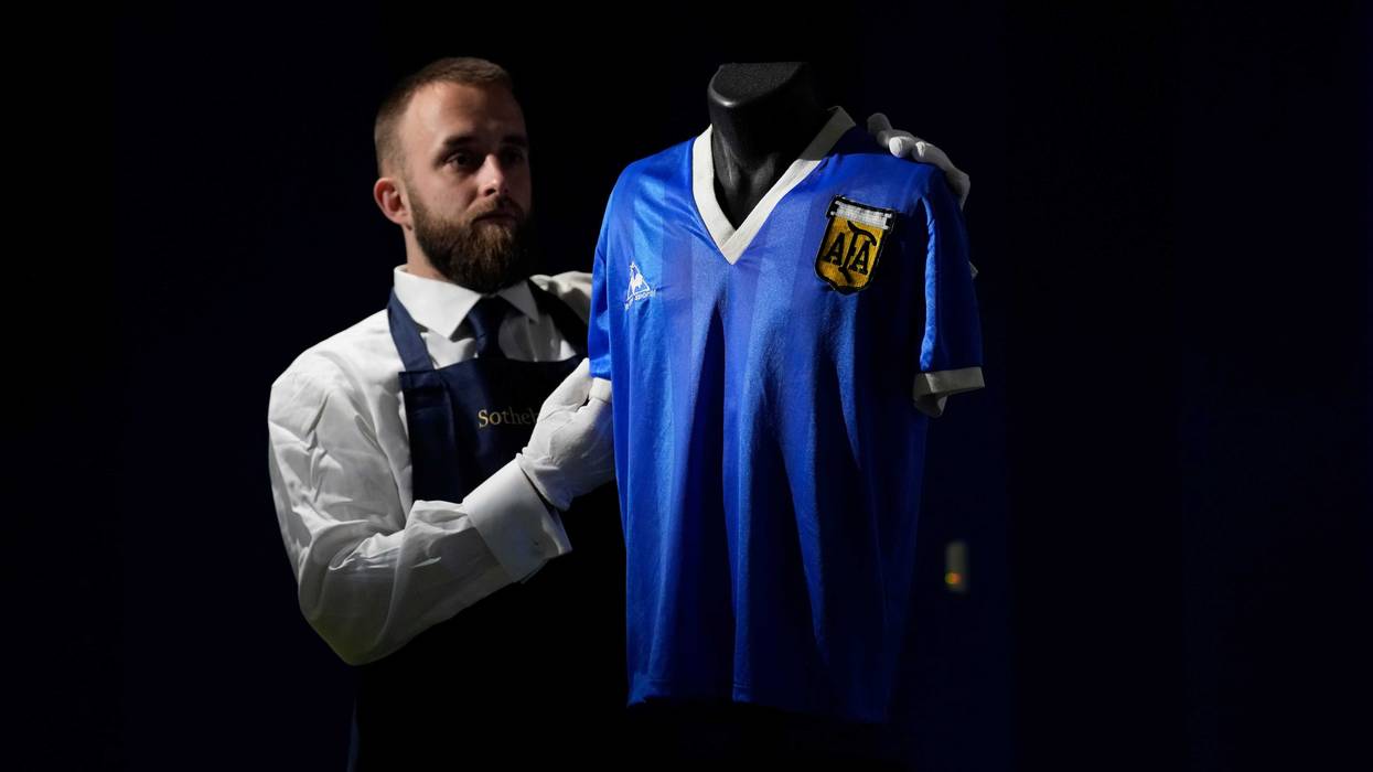 Britain Maradona's Shirt