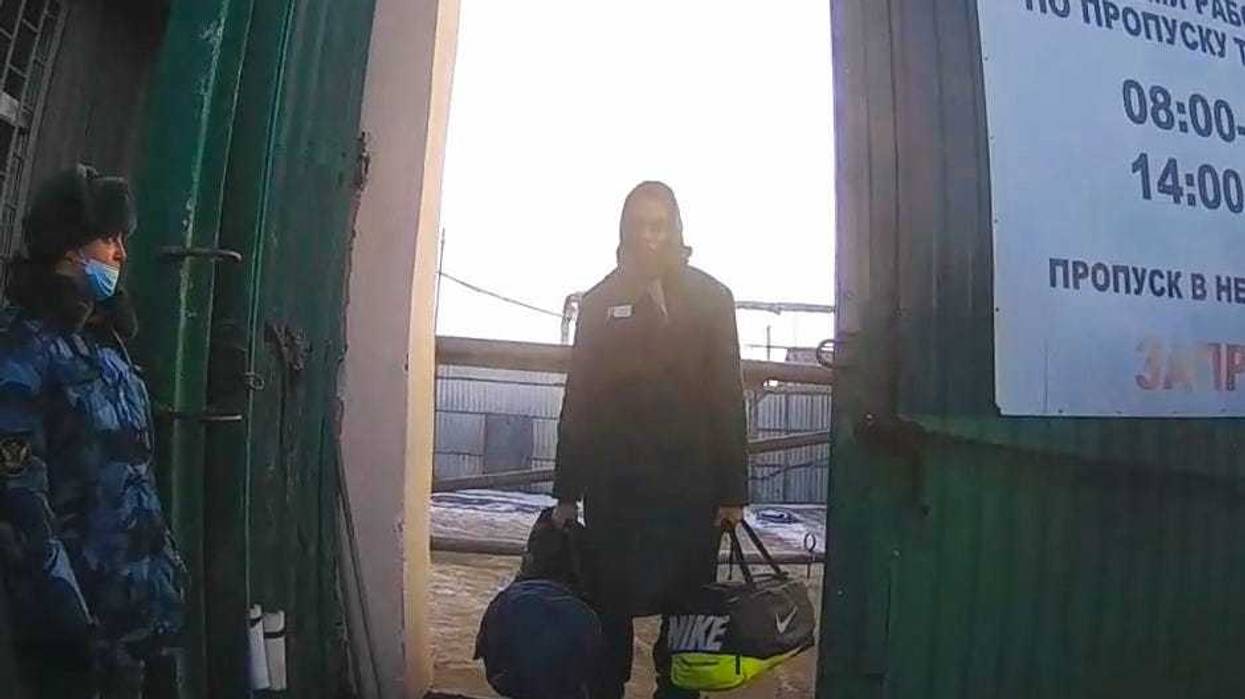 Brittney Griner leaves Women's Penal Colony No. 2 on Dec. 8, 2022