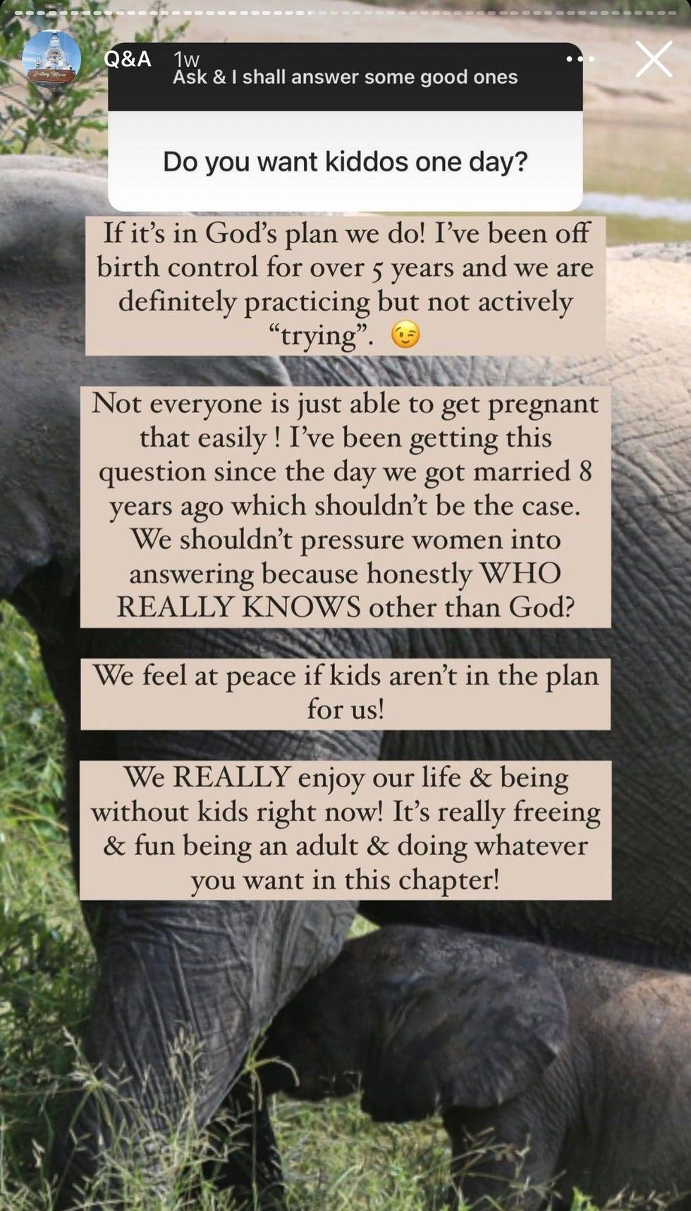 Brittney Kelley IG story QA