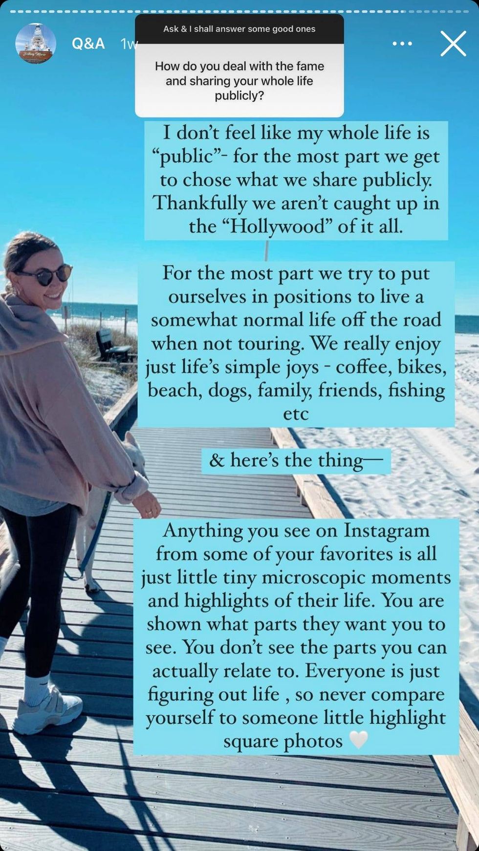 Brittney Kelley IG story QA