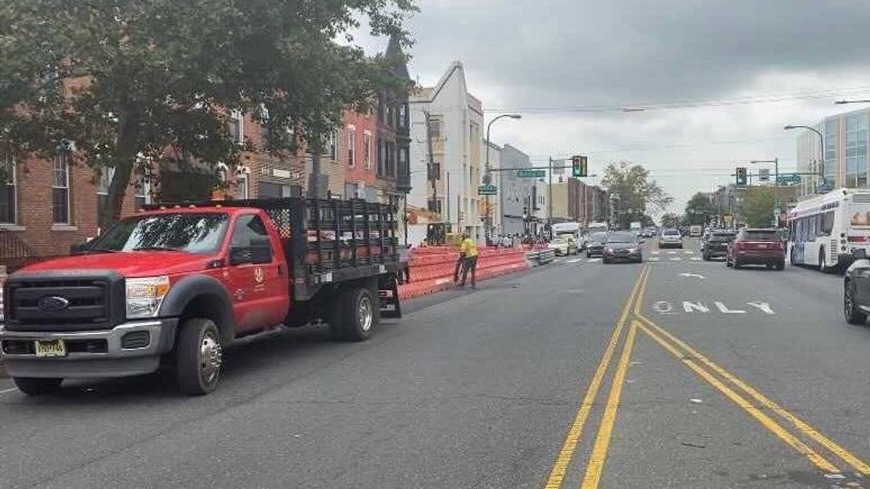 Broad Street in South Philadelphia between Morris and Tasker streets.