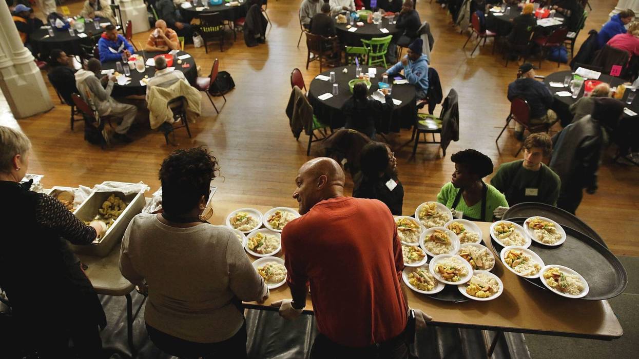 Broad Street Love's lunch service.