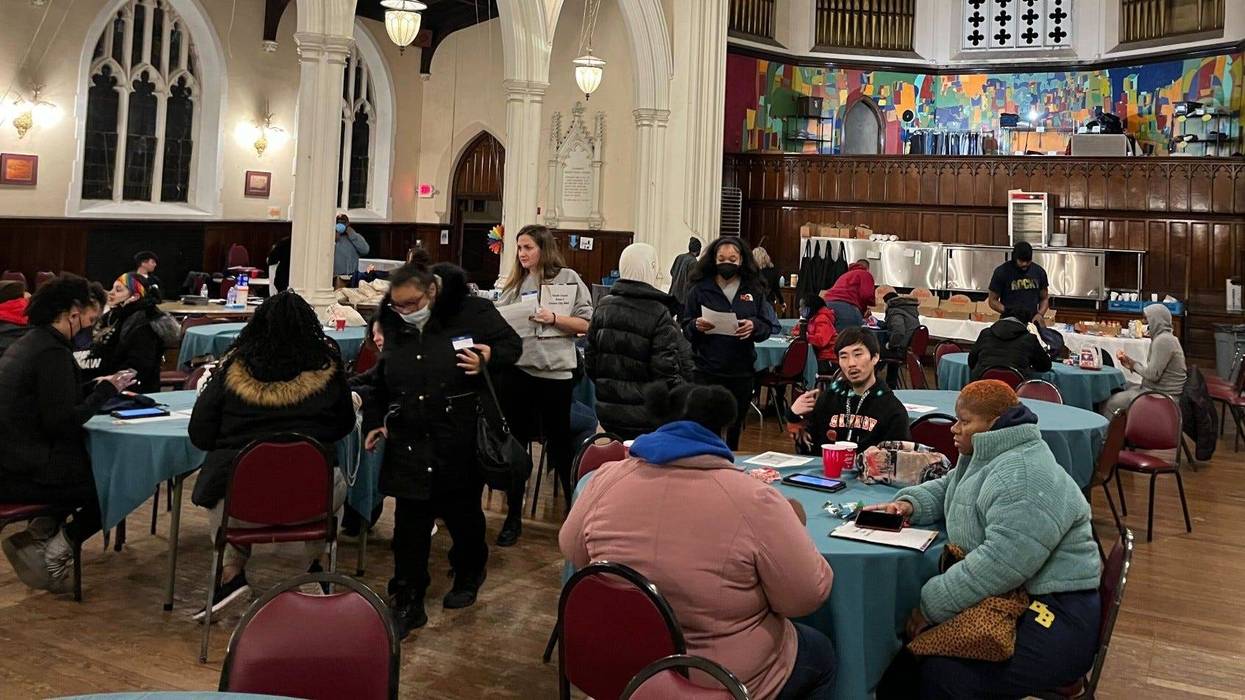 Broad Street Ministry in Center City was home base for organizers and the hundreds of volunteers you conducted a point-in-time count of Philadelphia's homeless population.