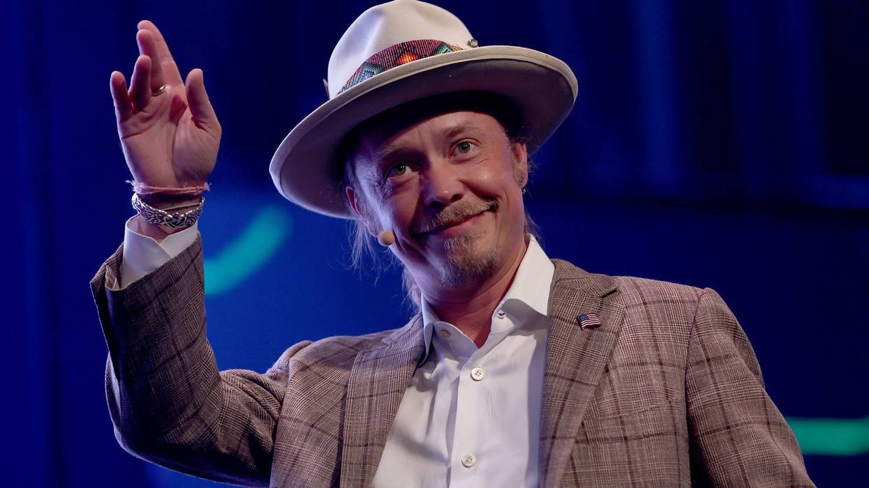 Brock Pierce, CEO of Helios, speaks at the North American Bitcoin Conference held at the James L Knight Center on January 19, 2022 in Miami, Florida.