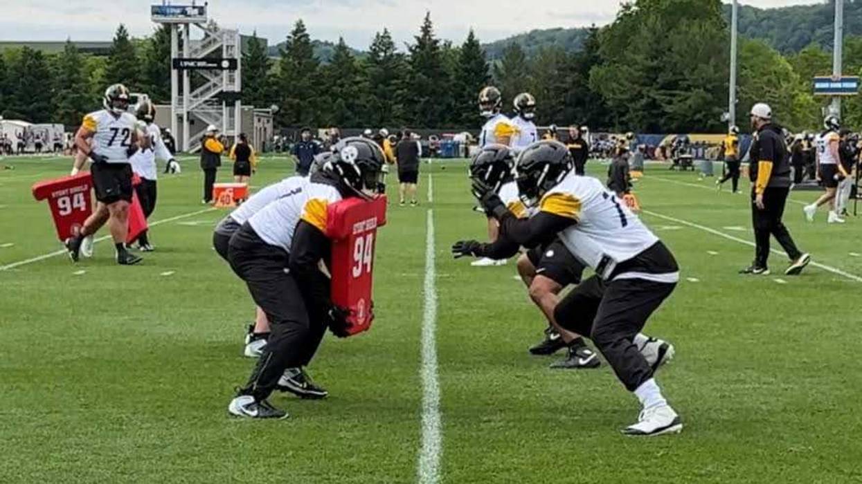 Broderick Jones at left tackle