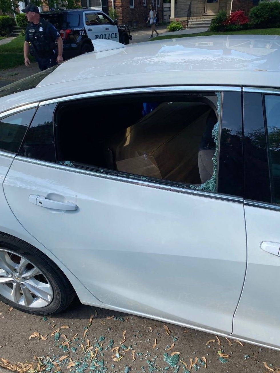 Broken window