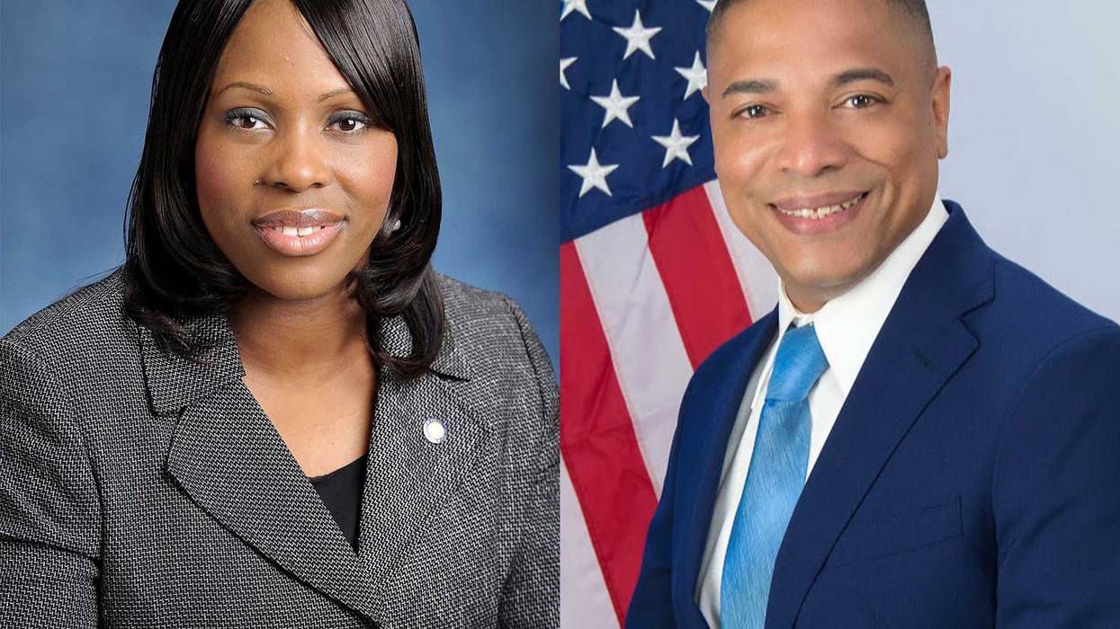 Bronx Borough President Candidates Vanessa L. Gibson (l) and Samuel Ravelo (r)