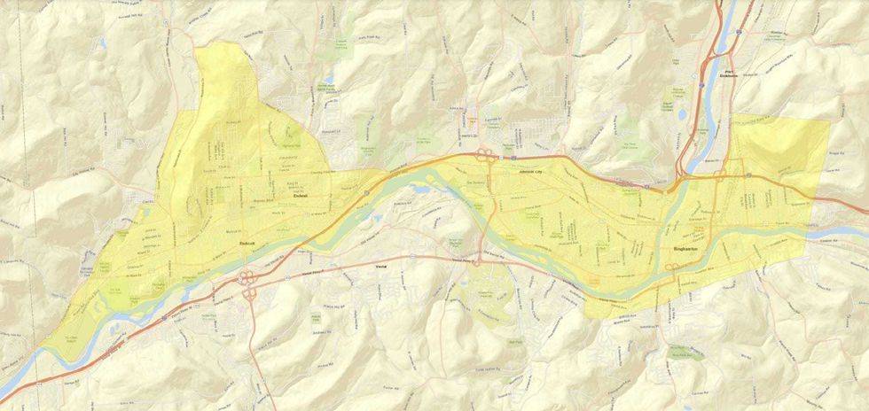 Broome county cluster