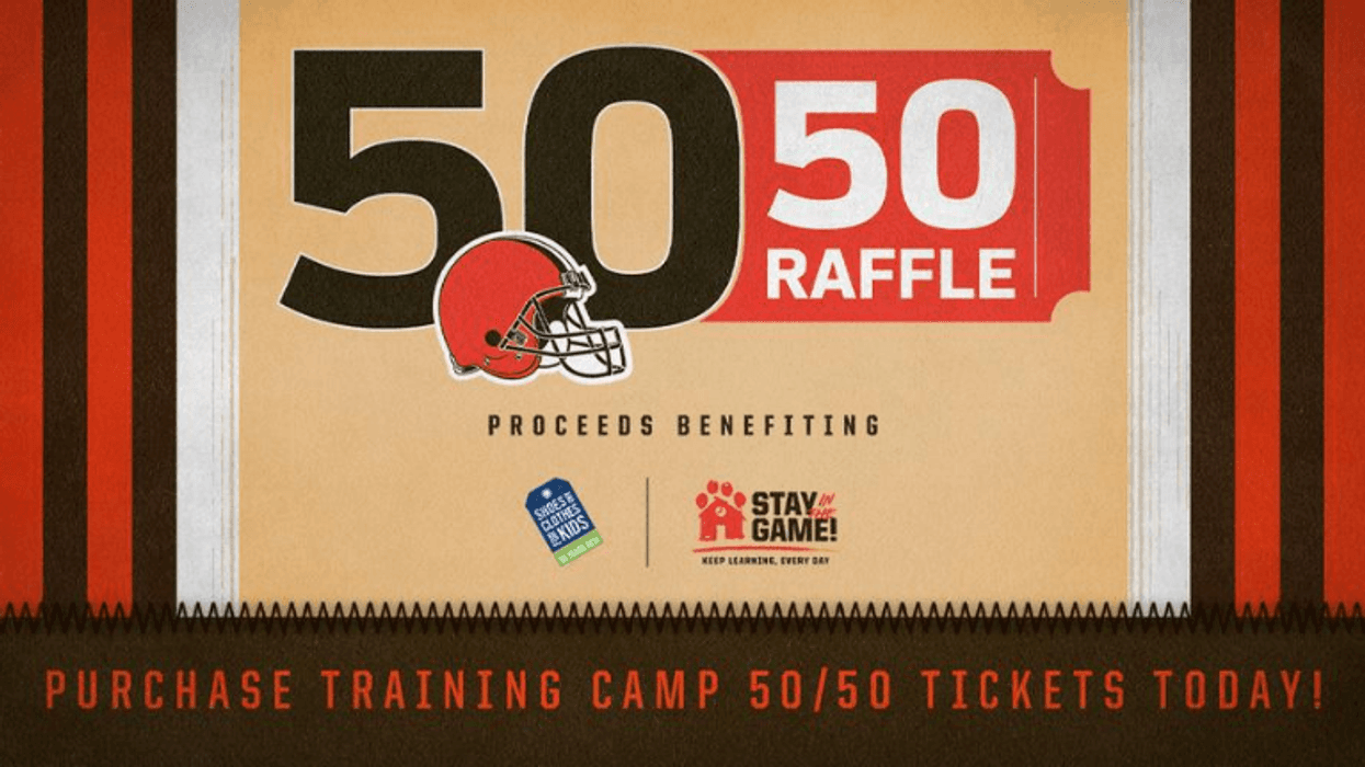 Browns 50/50 Raffle Logo