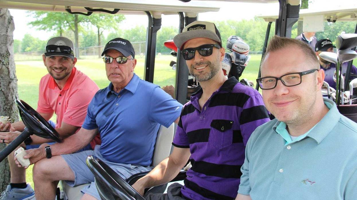 Browns assistant general manager Eliot Wolf (L) and general manager John Dorsey (R)