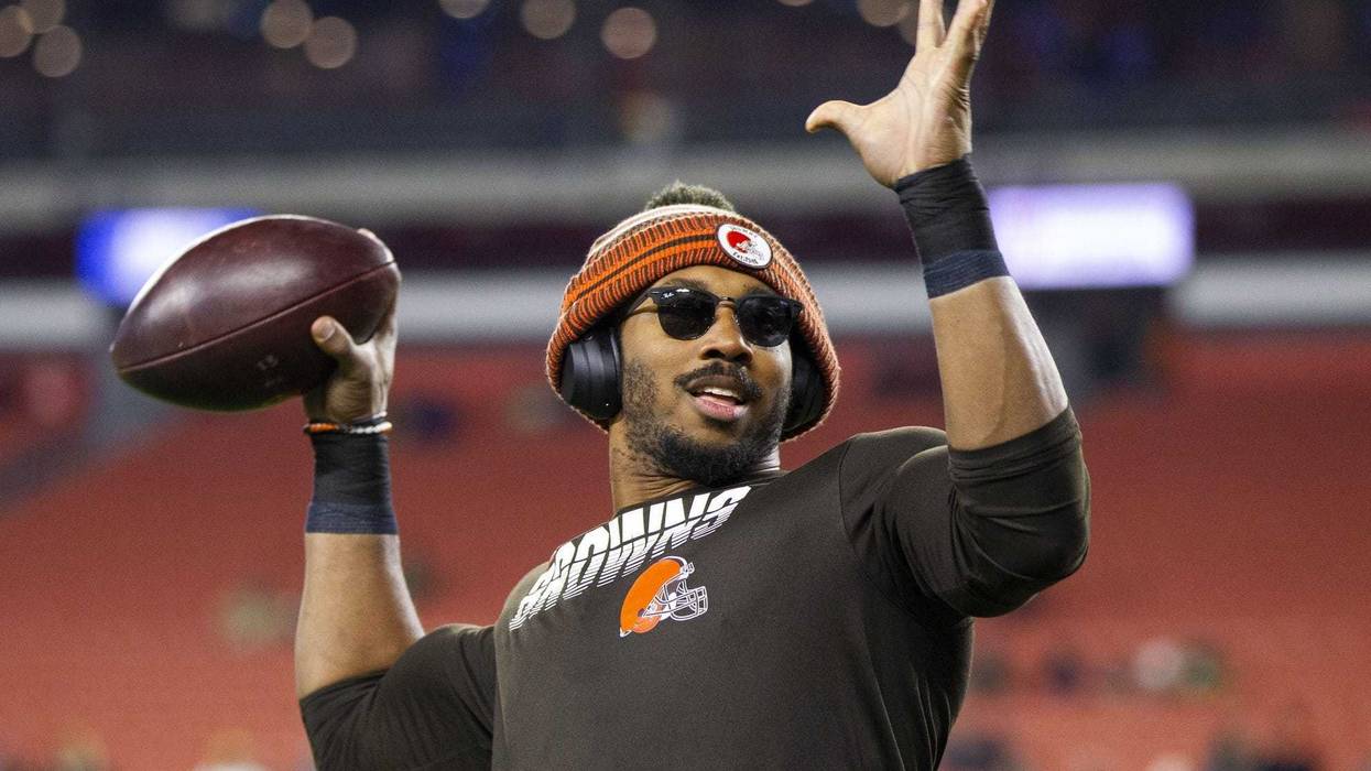 Browns defensive end Myles Garrett