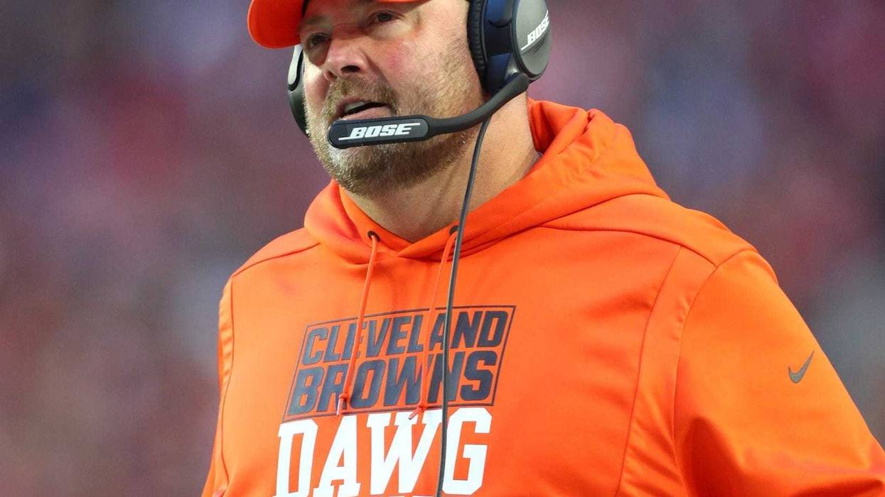 Browns head coach Freddie Kitchens