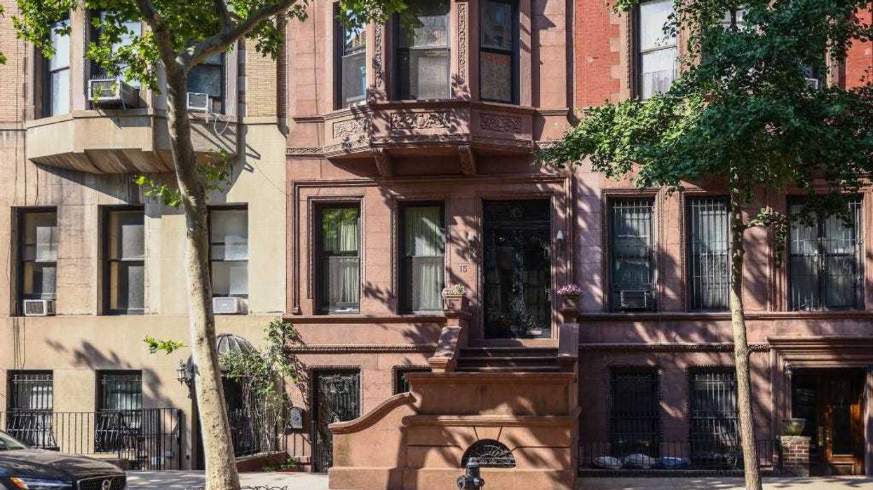 Brownstone apartments in Manhattan, New York City, United States of America on July 6, 2024.
