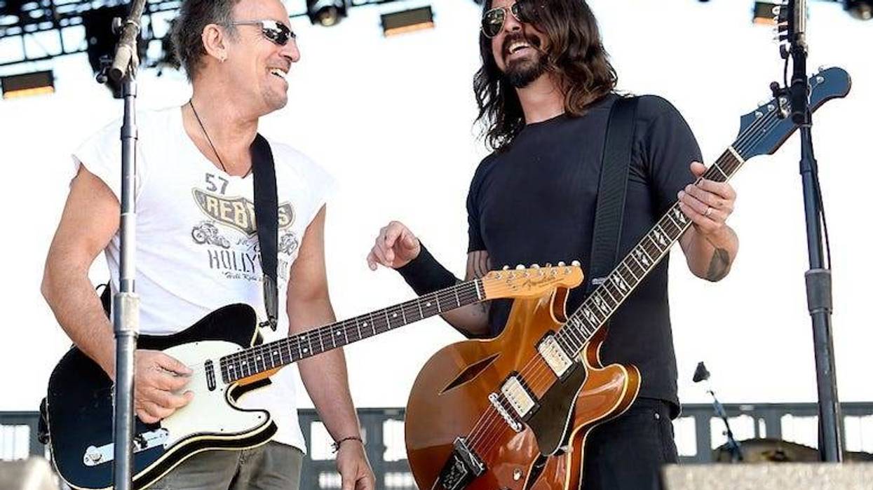 Bruce Springsteen and Dave Grohl