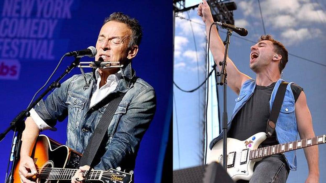 Bruce Springsteen and Jack Antonoff of Bleachers