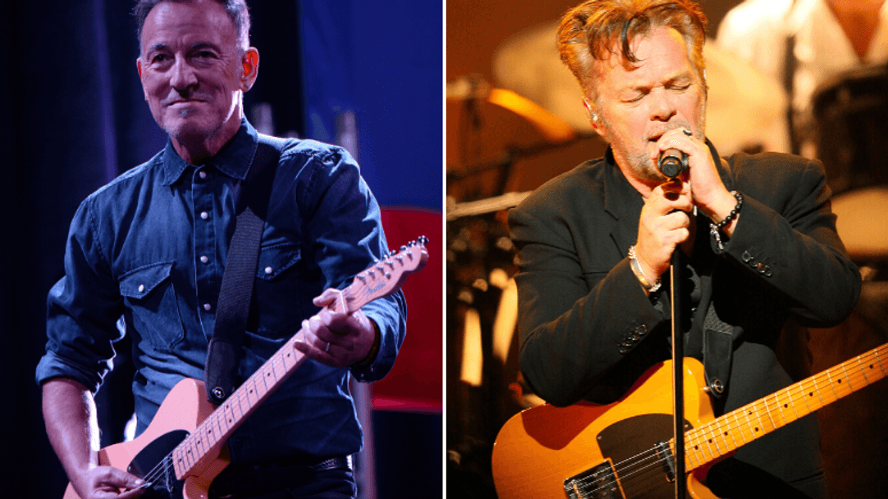 Bruce Springsteen and John Mellencamp