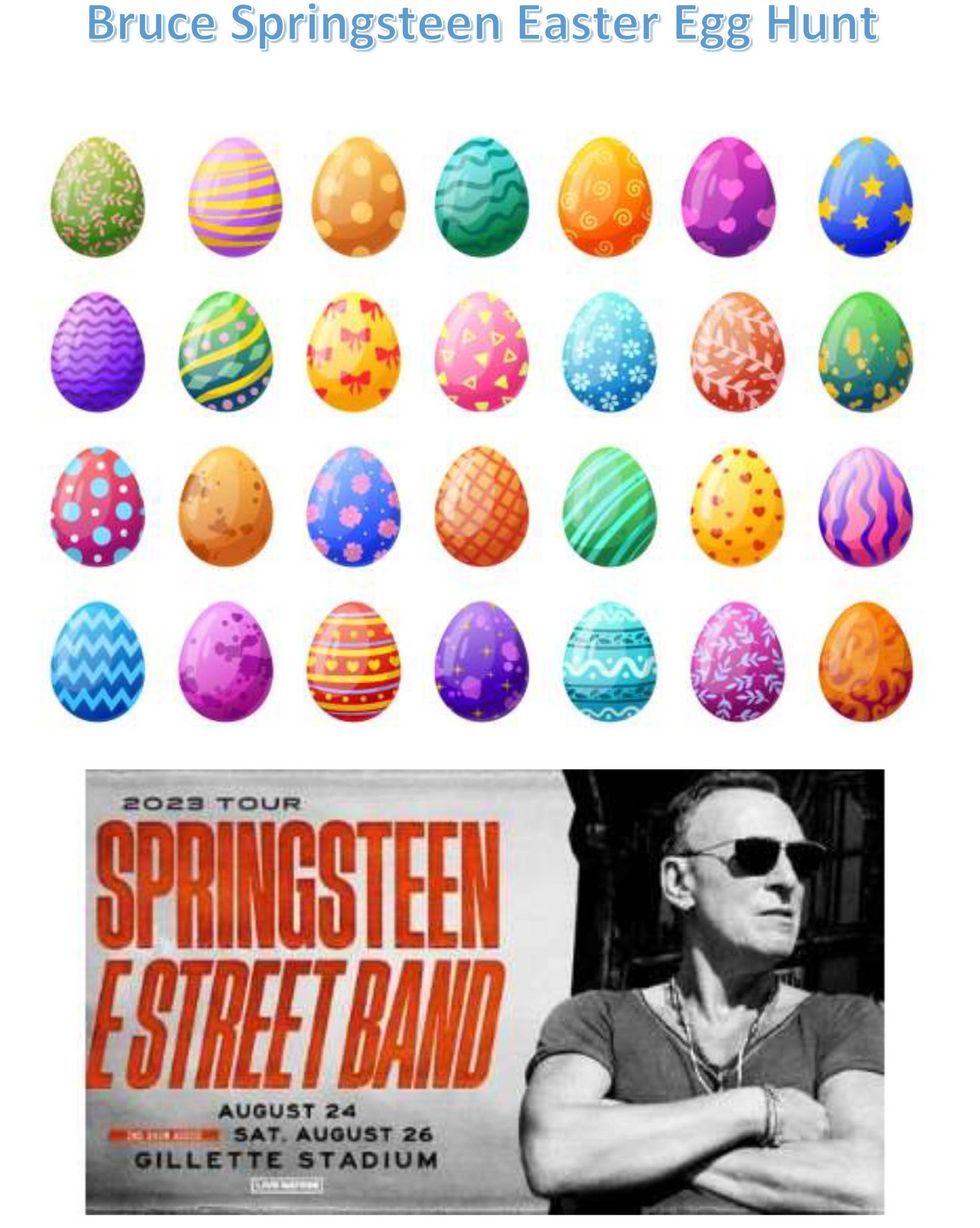 Bruce Springsteen Easter Egg Hunt