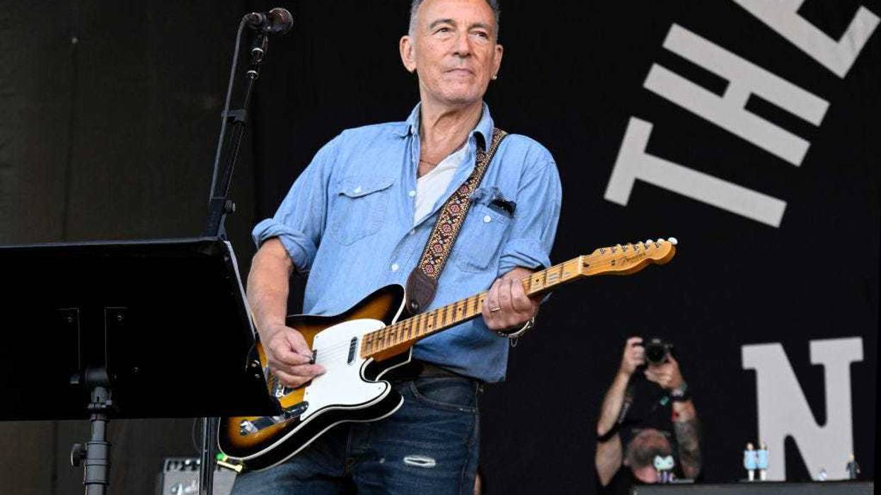 Bruce Springsteen performs with The Gaslight Anthem during the 2024 Sea.Hear.Now Festival on Sept. 15, 2024 in Asbury Park, New Jersey.