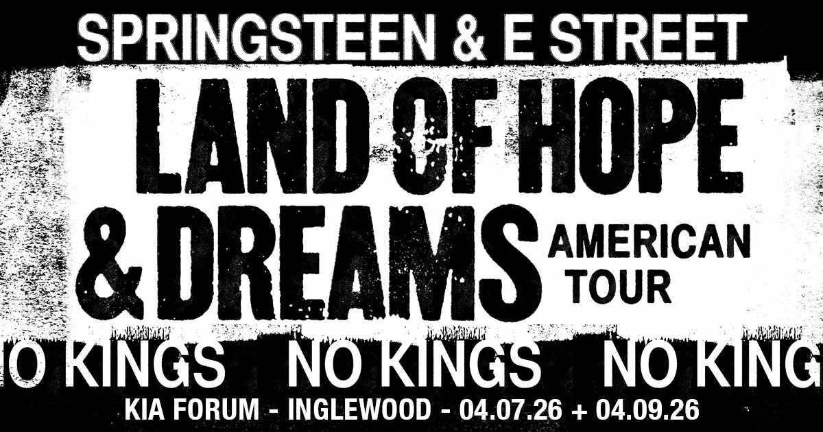 Bruce Springsteen & The E Street Band 4/7/26