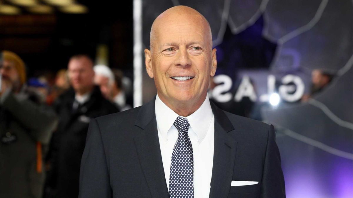Bruce Willis attends the UK Premiere of M. Night Shyamalan's all-new comic-book thriller "Glass" at Curzon Cinema Mayfair on January 9, 2019 in London, England.
