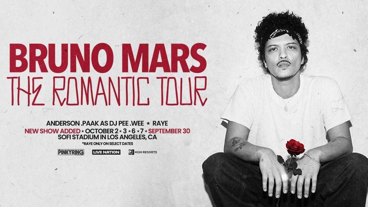 Bruno Mars 9/30/26