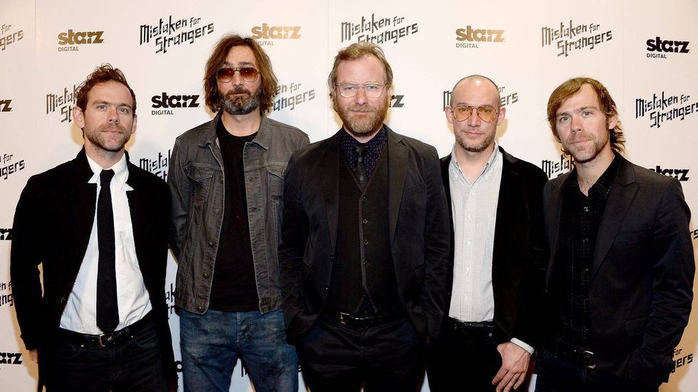 Bryce Dessner, Bryan Devendorf, Matt Berninger, Scott Devendorf, and Aaron Dessner of The National