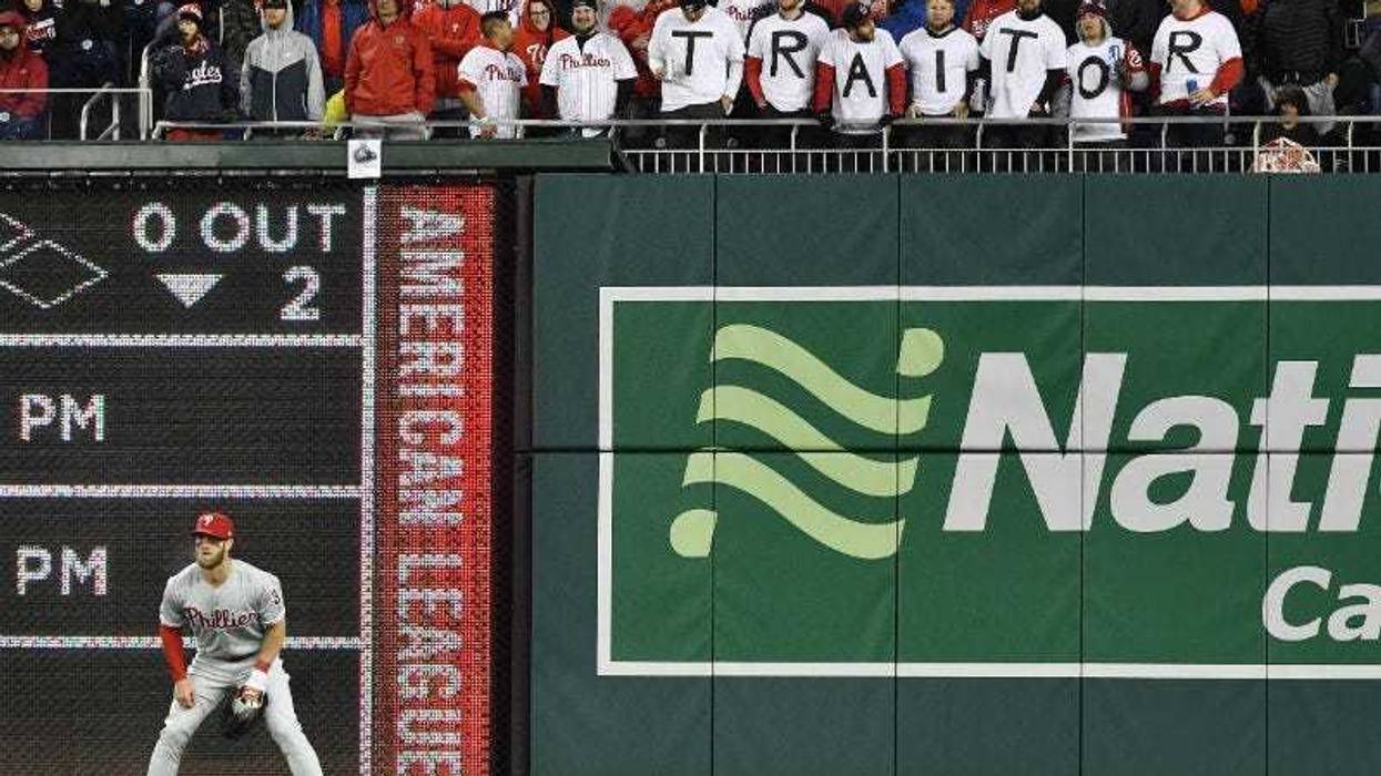 Bryce Harper was booed steadily throughout his first game back at Nats Park in a Phillies uniform