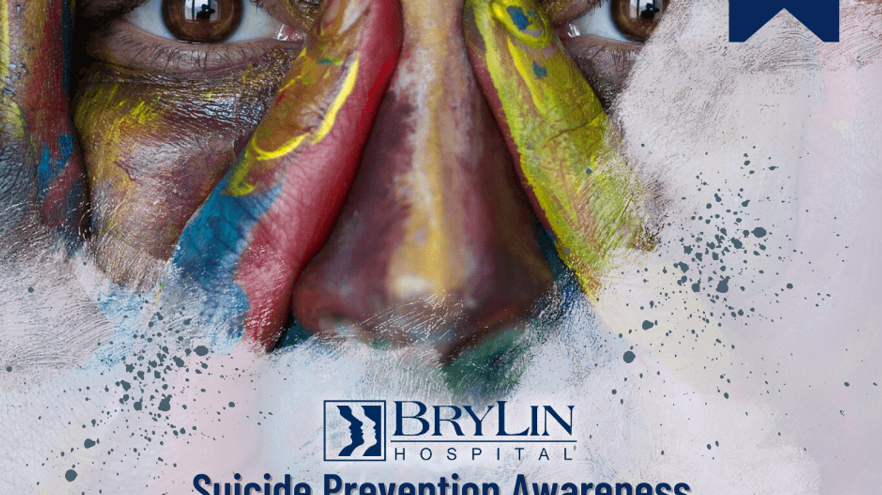 BryLin holding suicide prevention awareness art contest