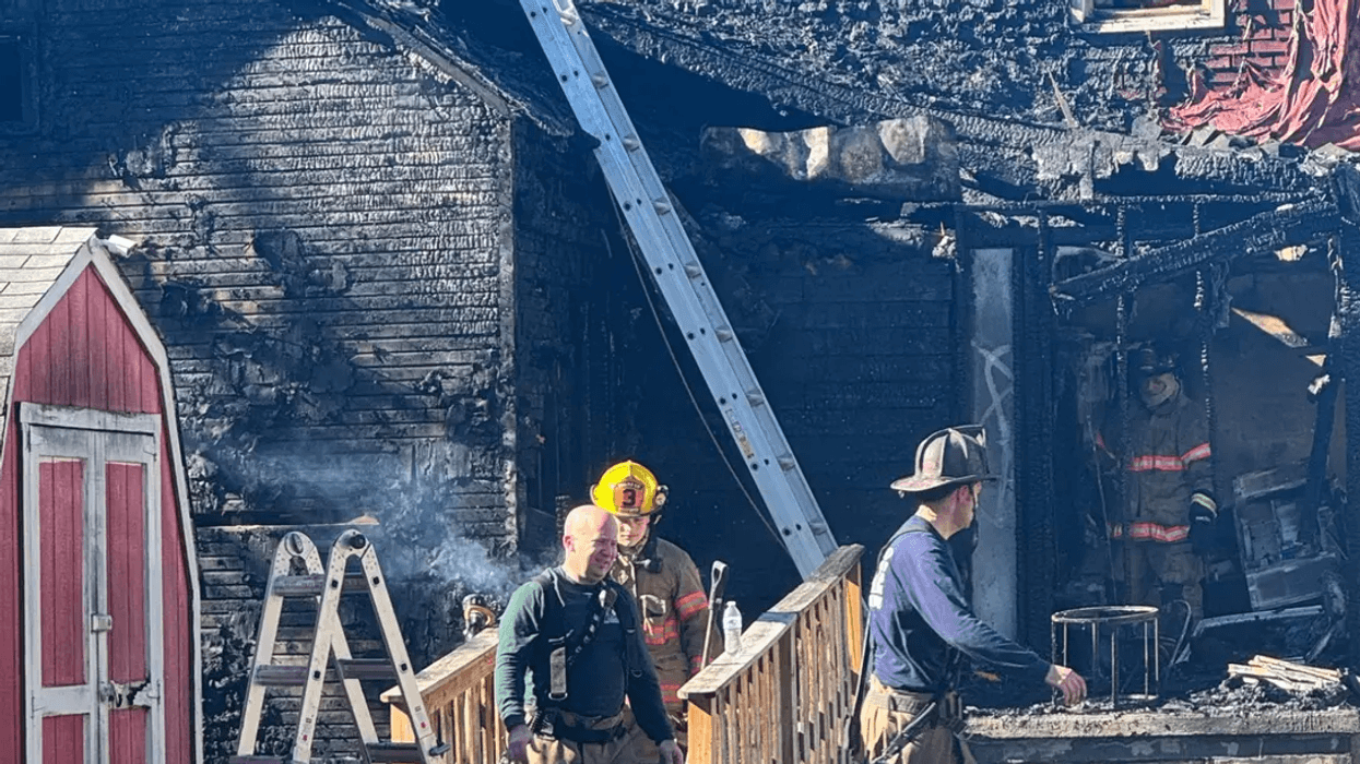 Buckholz home after fire in North Huntingdon