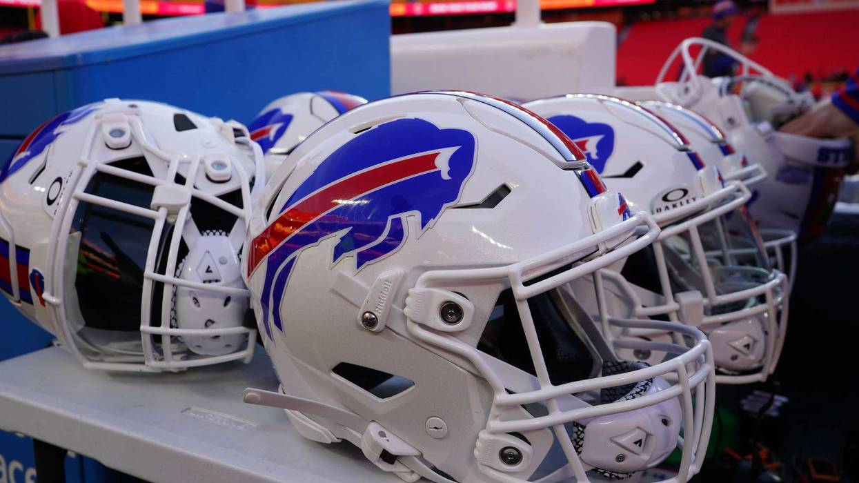 Buffalo Bills helmets