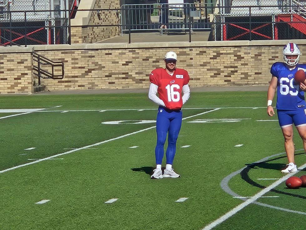 Tyler Bass has been in a process, but about to join practice